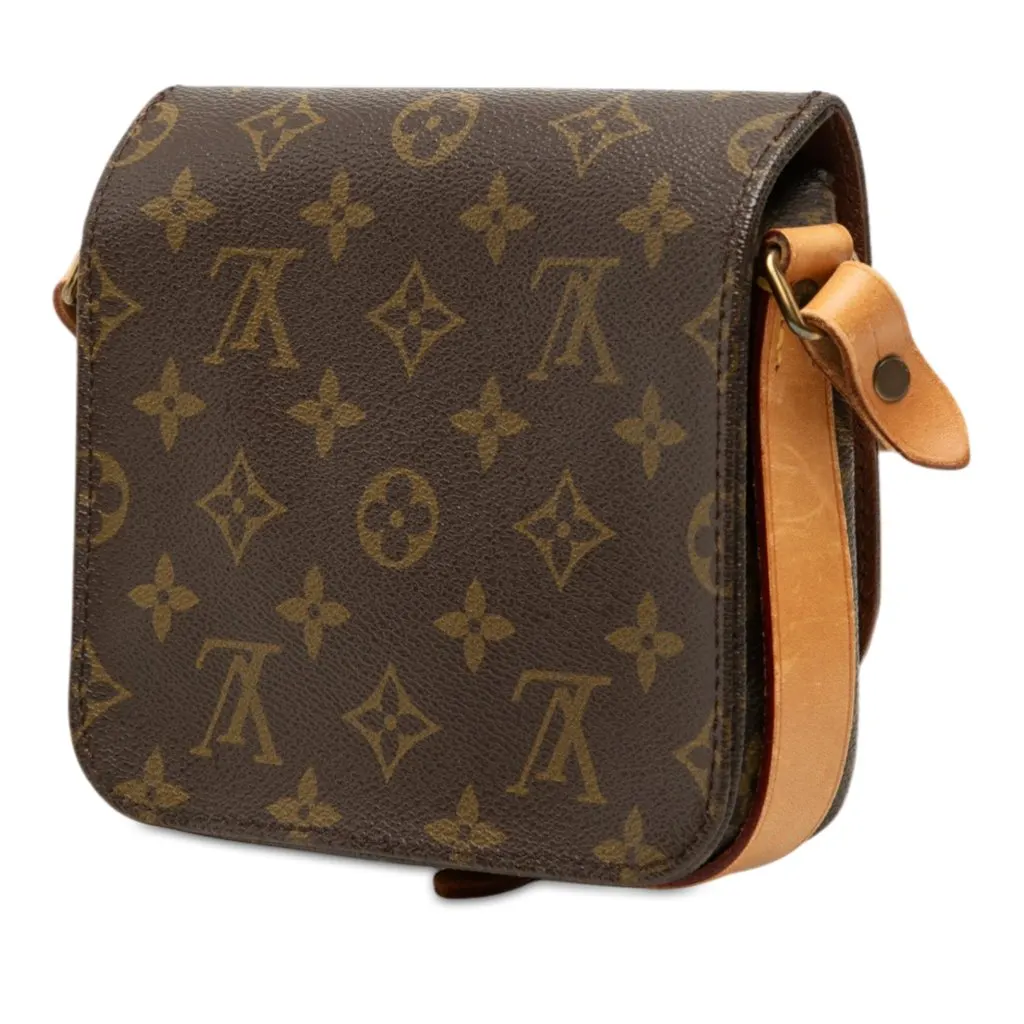 Louis Vuitton Monogram Cartouchiere PM Brown Very good - Back View