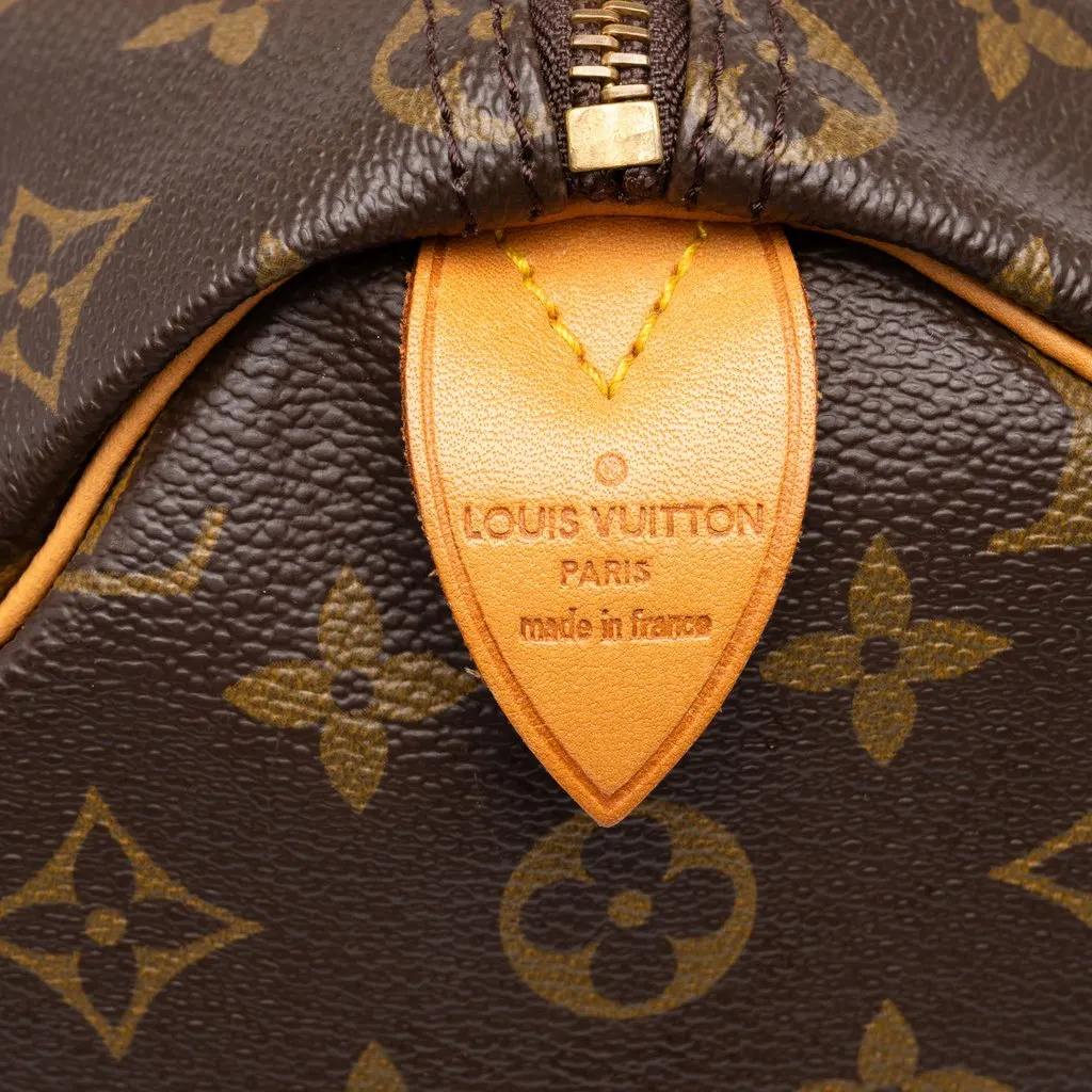 Louis Vuitton Monogram Speedy 35 Brown Canvas Very good - Box View