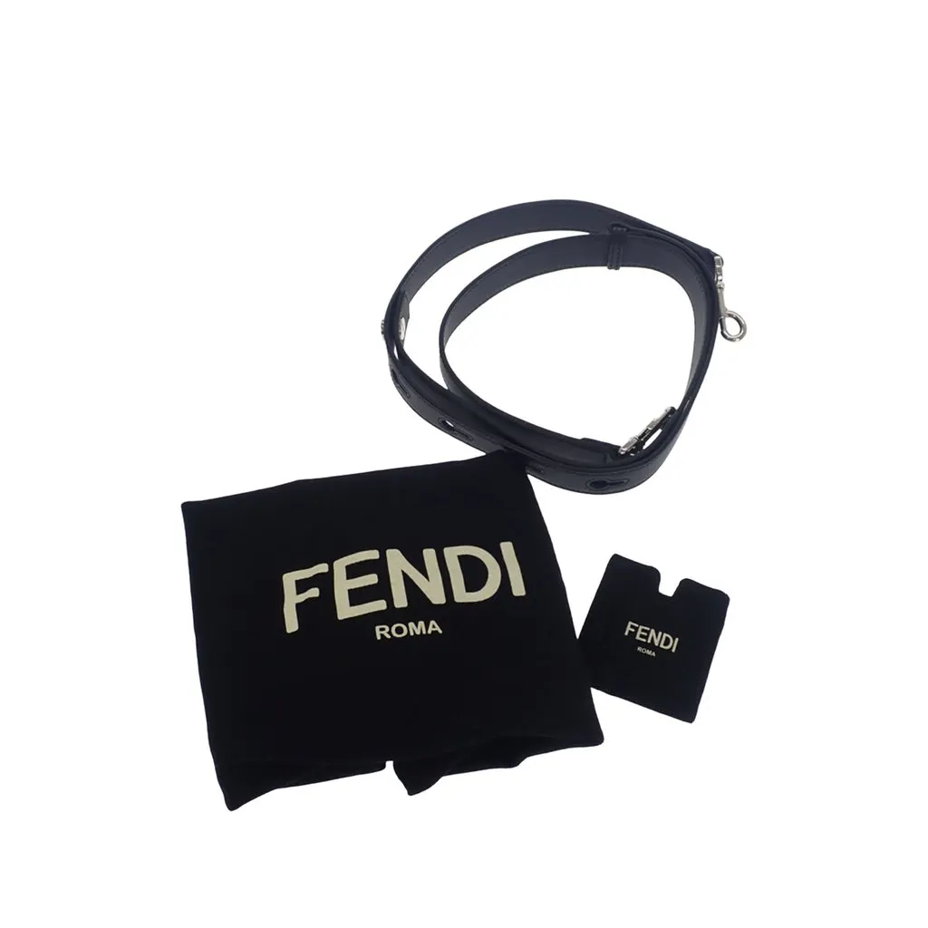 Fendi Medium Leather By The Way Satchel Black Medium Leather