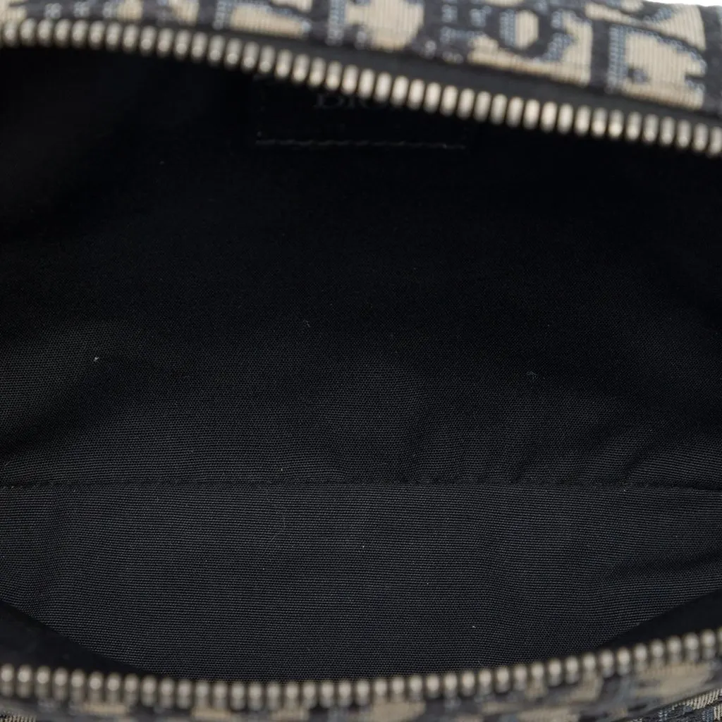 Dior Mini Oblique Canvas Safari Crossbody Blue Canvas Very good - Model View