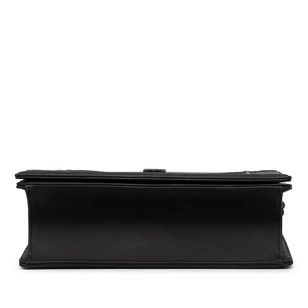 Dior Medium Ultra Matte Studded Calfskin Diorama Wallet on Chain Black Leather Very good - Inside View