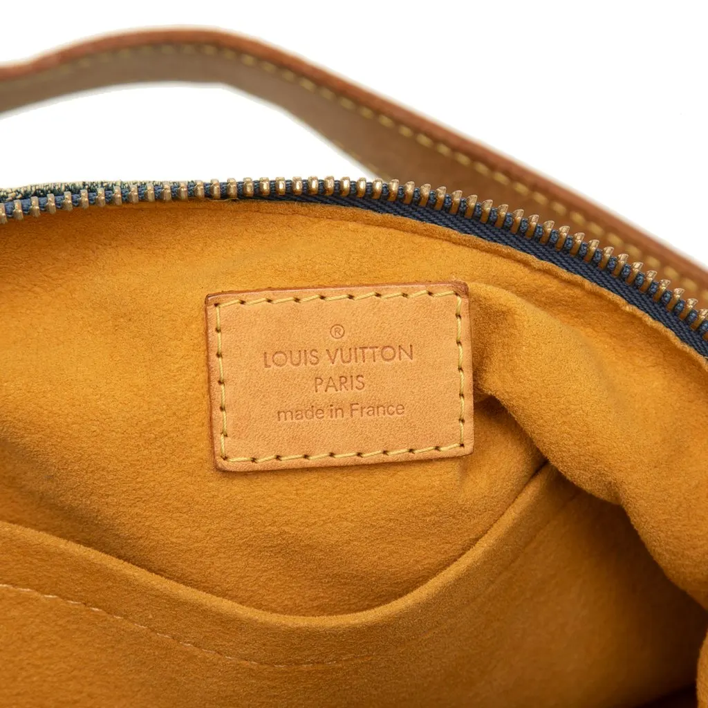 Louis Vuitton Monogram Denim Baggy PM Blue Very good - Box View
