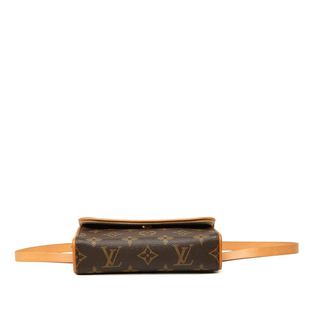 Louis Vuitton Monogram Pochette Florentine Brown Canvas Very good - Inside View