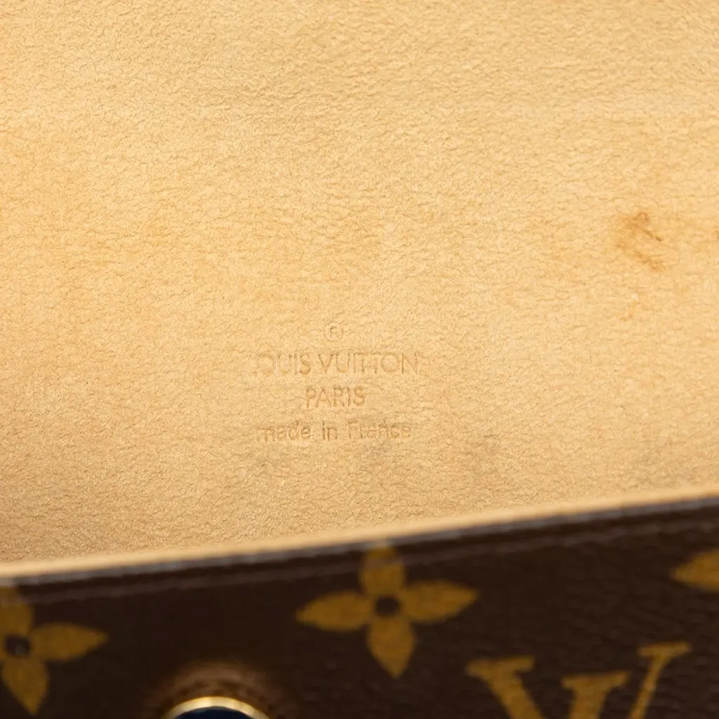 Louis Vuitton Monogram Pochette Florentine Brown Canvas Very good - Box View