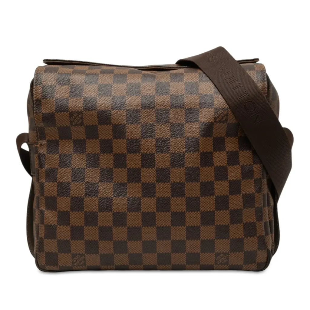 Louis Vuitton Damier Ebene Naviglio Brown Very good - Front View
