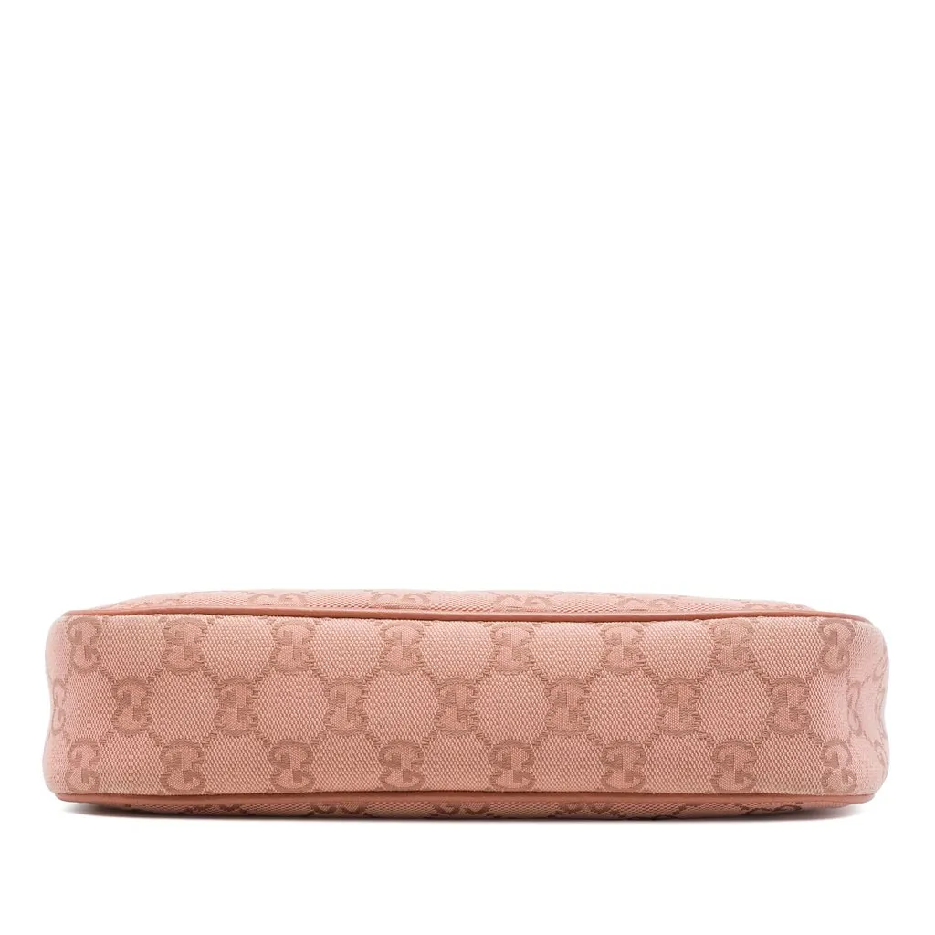 Gucci Small GG Canvas Ophidia Shoulder Bag Pink Very good - Inside View