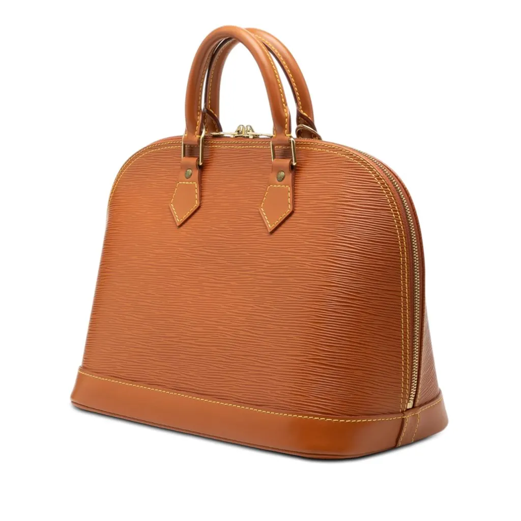 Louis Vuitton Epi Alma PM Brown Leather Very good - Back View