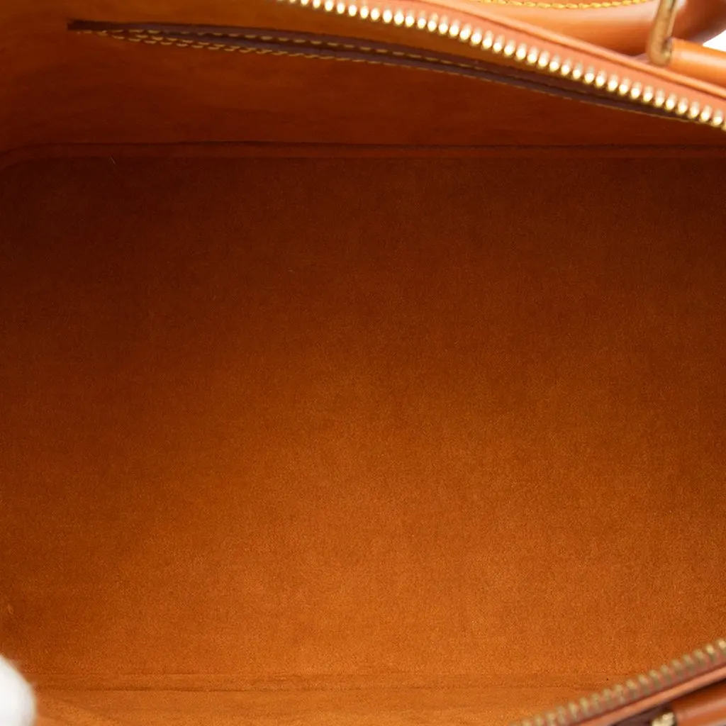 Louis Vuitton Epi Alma PM Brown Leather Very good - Model View