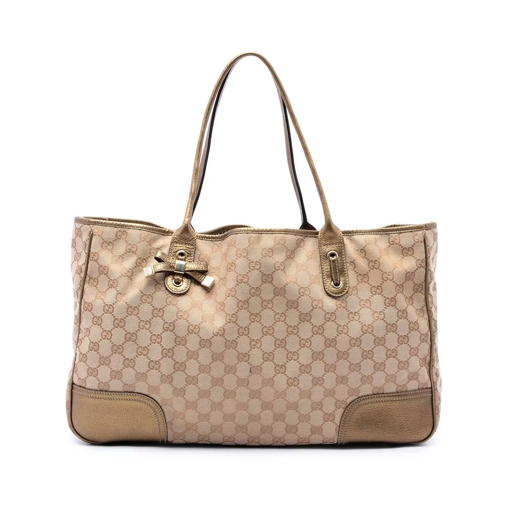 Gucci GG قماش Princy حقيبة توت