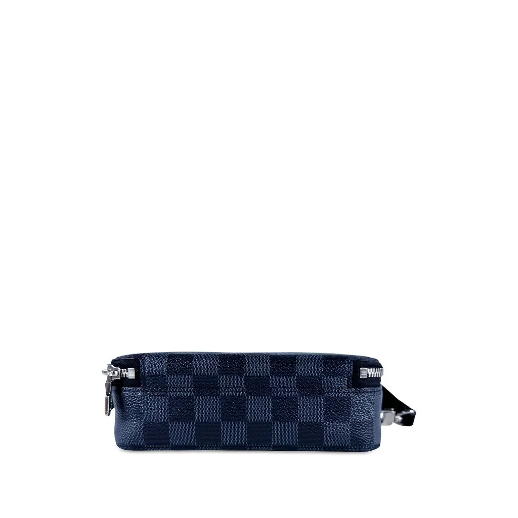 Louis Vuitton Damier Graphite Giant Alpha Wearable Wallet Blue Canvas Good - Inside View