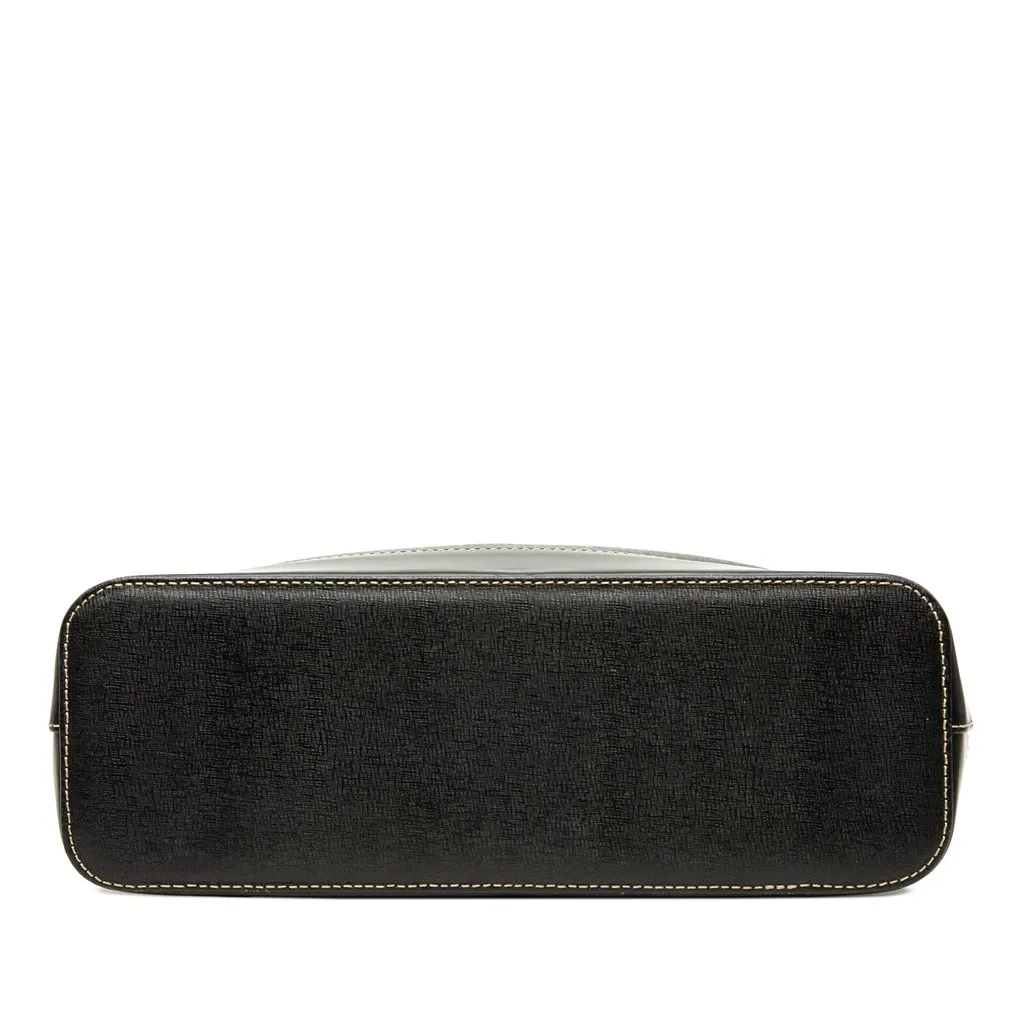 Burberry Leather Shoulder Bag Black Leather Very good - Inside View