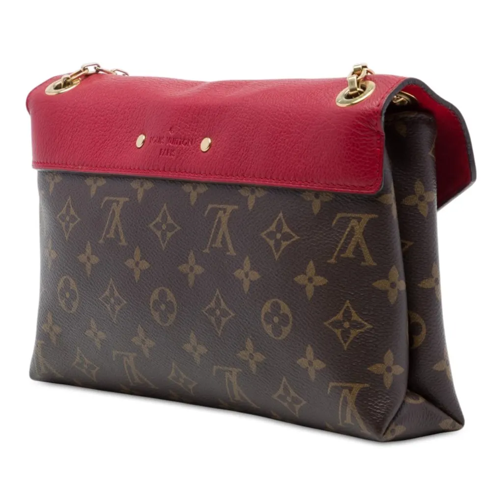 Louis Vuitton Monogram Pallas Chain Brown Very good - Back View