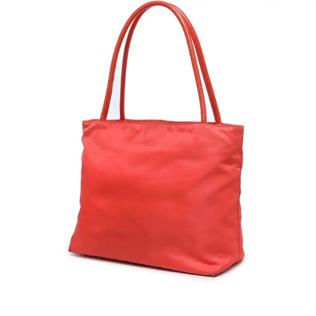 Prada Tessuto Tote Orange Polyamide Very good - Back View
