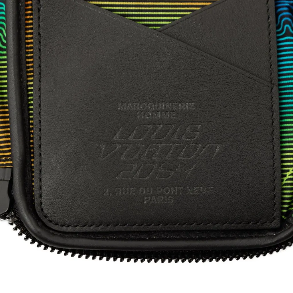Louis Vuitton Monogram Nylon 2054 Double Phone Pouch Black Polyamide Very good - Box View