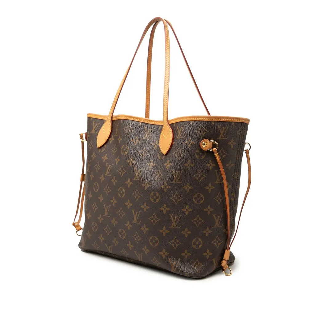 Louis Vuitton Monogram Neverfull MM Brown Very good - Back View