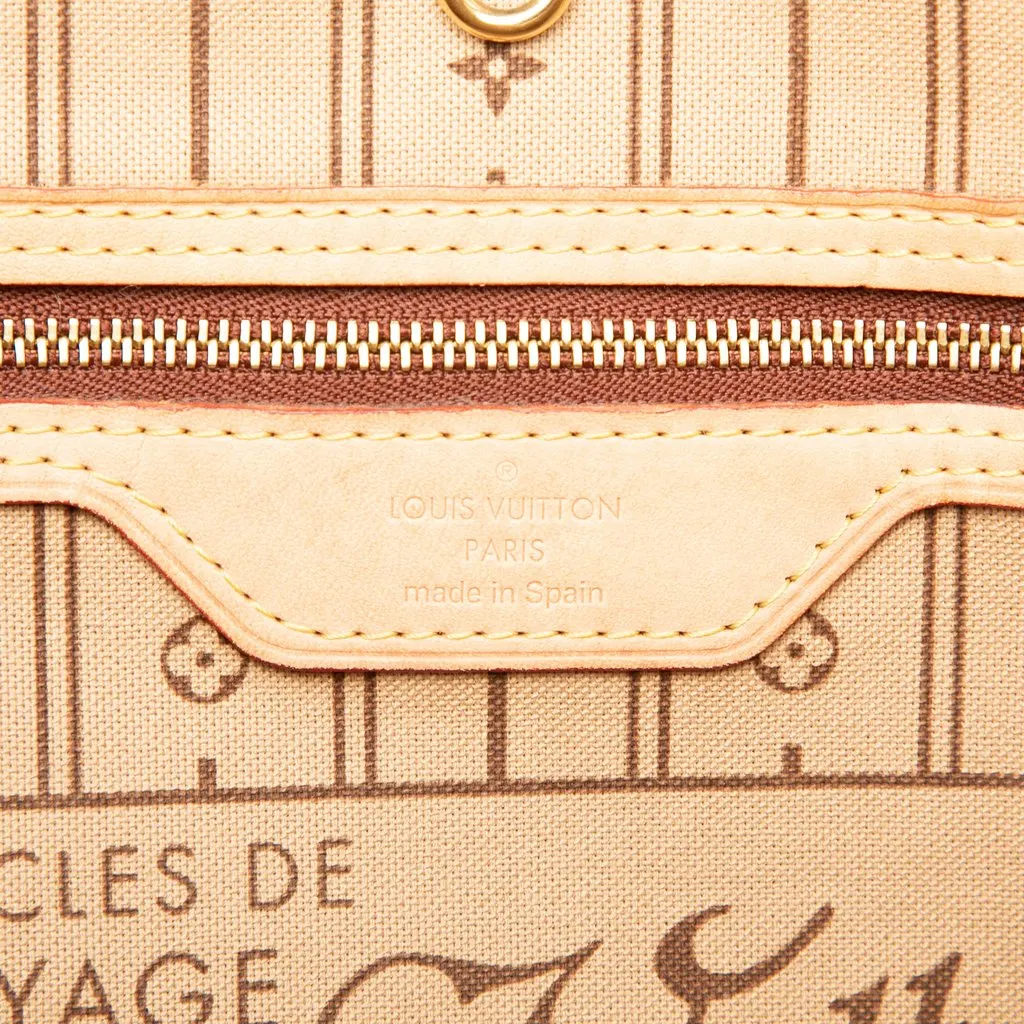 Louis Vuitton Monogram Neverfull MM Brown Very good - Box View