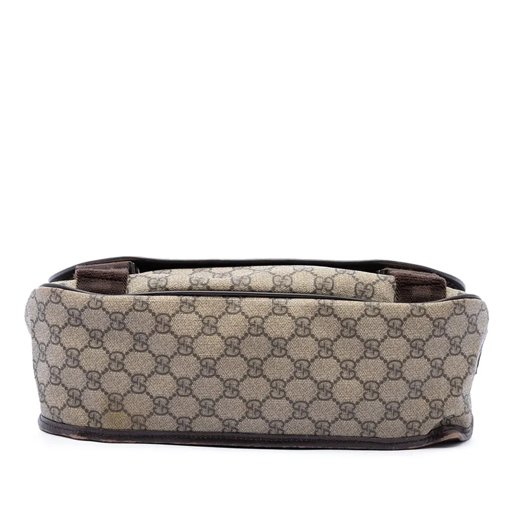 Gucci GG Supreme Crossbody Beige Canvas Good - Inside View