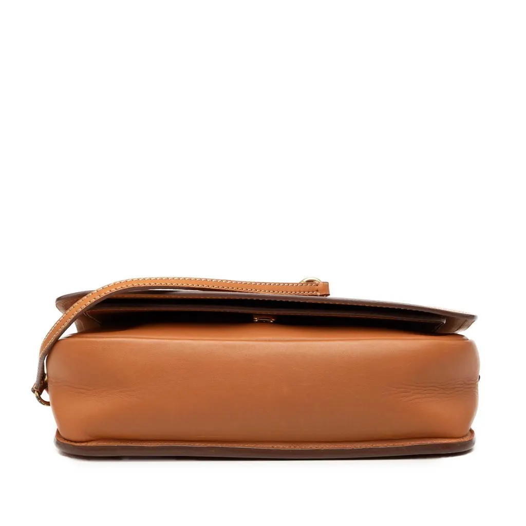 Saint Laurent Medium Lambskin Charlotte Messenger Bag Brown Leather Very good - Inside View