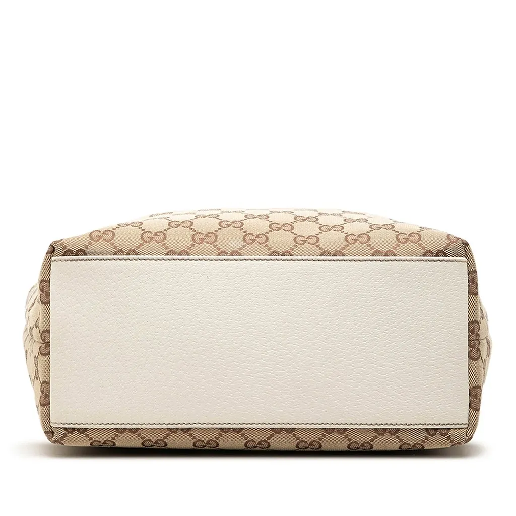 Gucci GG Canvas Charmy Tote Beige Very good - Inside View