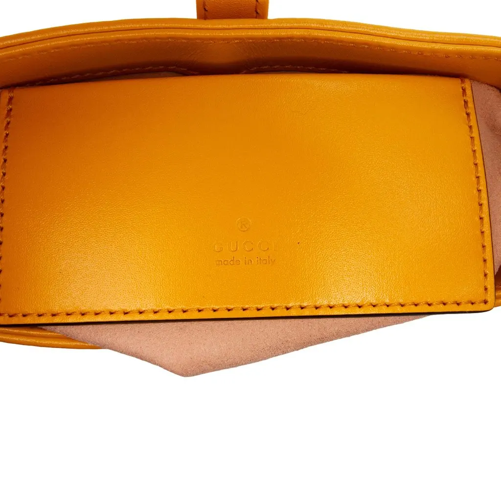 Gucci Mini Calfskin Jackie 1961 Crossbody Yellow Leather Good - Box View