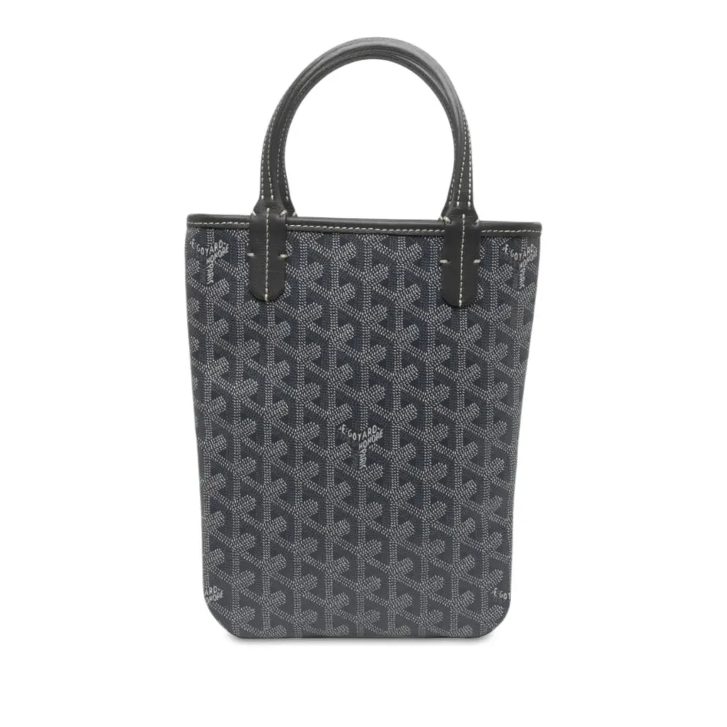 Goyard Goyardine Poitiers Grey Canvas Very good - Front View