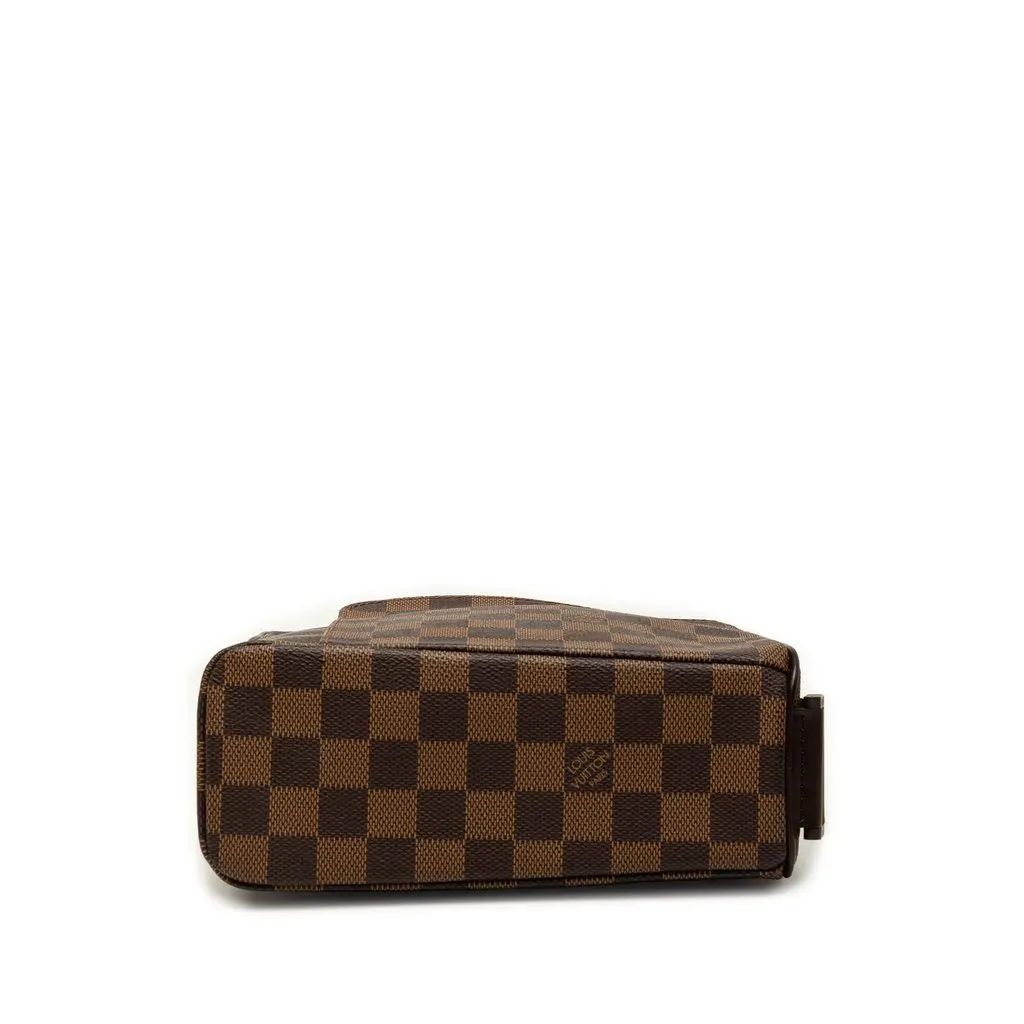 Louis Vuitton Damier Ebene Olav PM Brown Canvas Good - Inside View