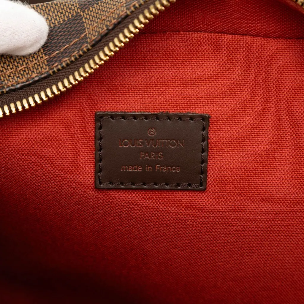 Louis Vuitton Damier Ebene Olav PM Brown Canvas Good - Box View