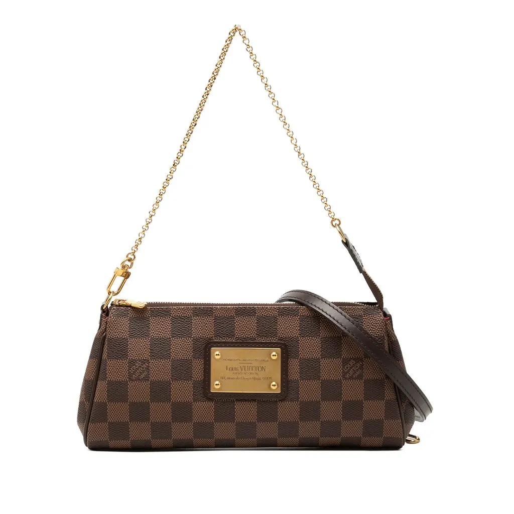 Louis Vuitton Damier Ebene Eva Brown Very good - Front View