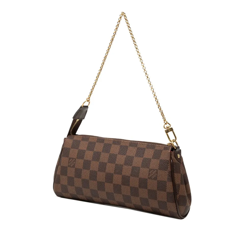 Louis Vuitton Damier Ebene Eva Brown Very good - Back View