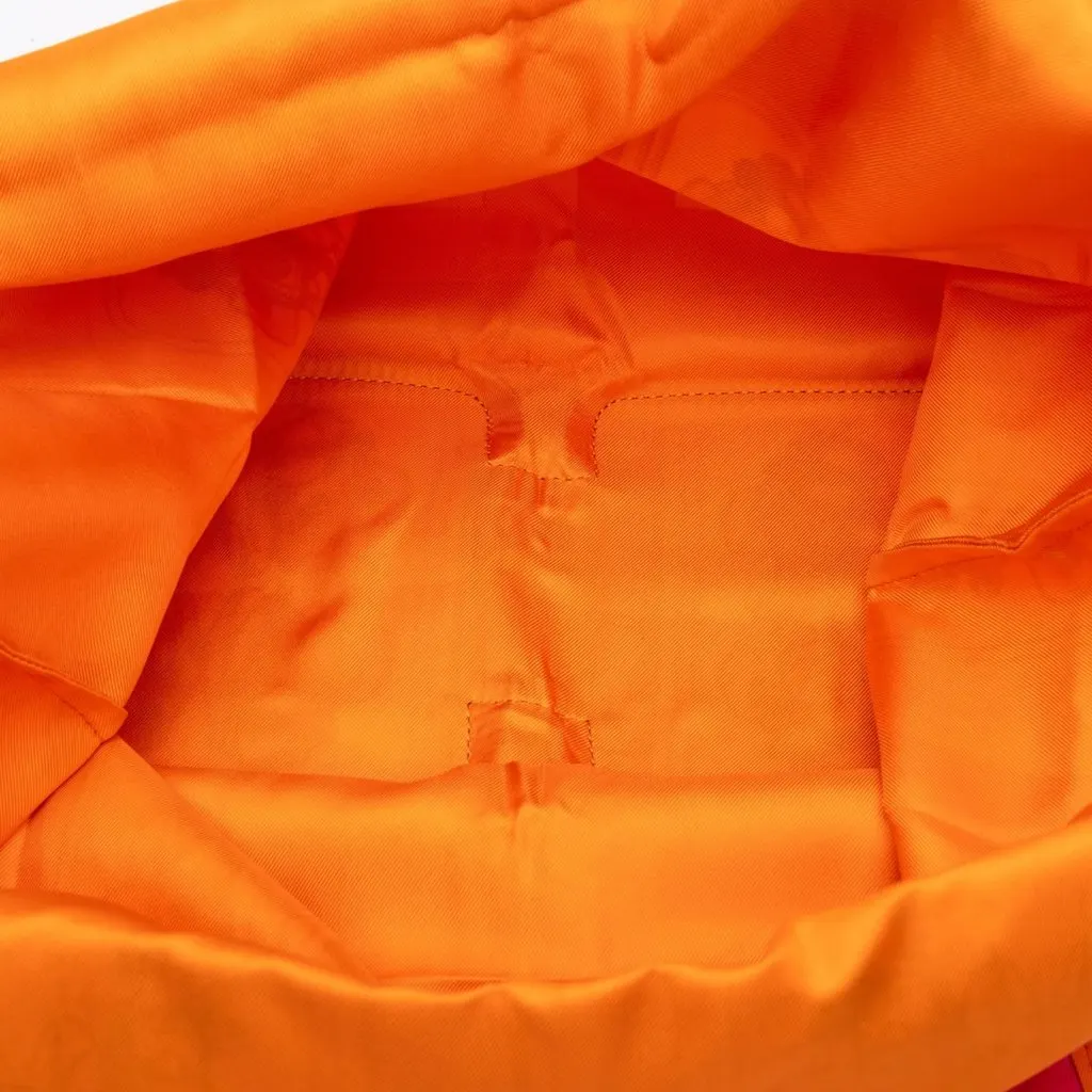 Hermès Brides de Gala Silky Pop Tote Orange Silk Very good - Model View
