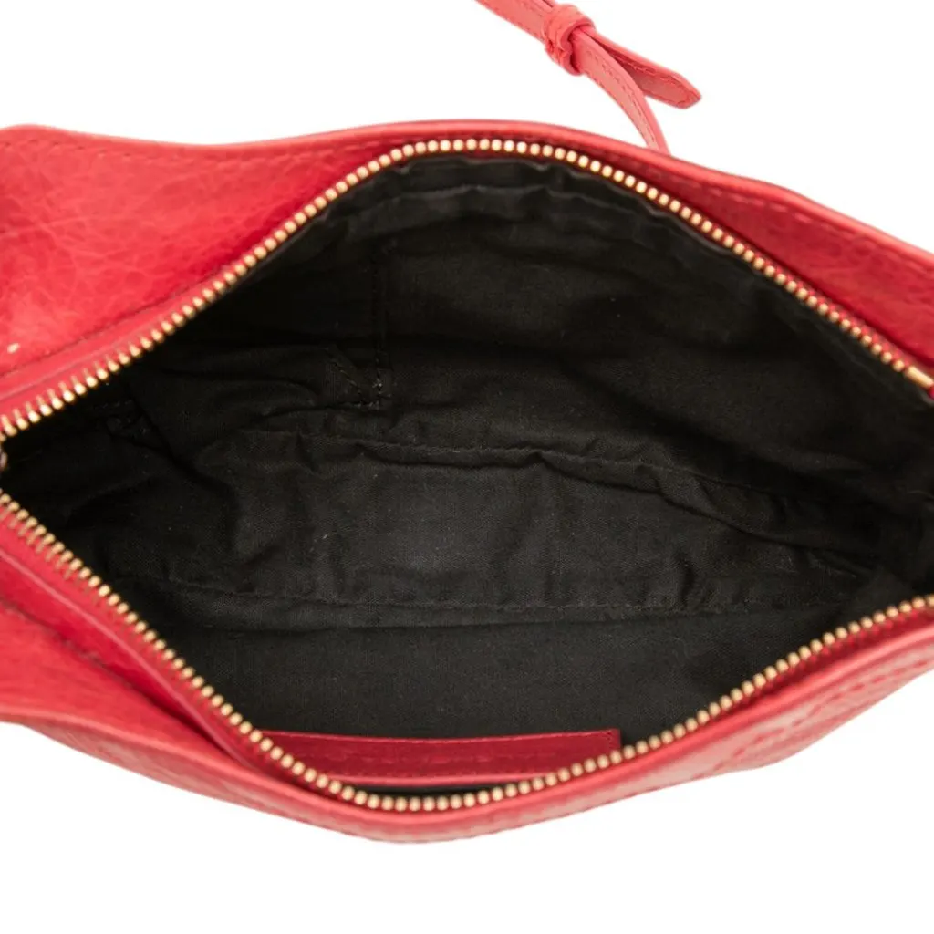 Balenciaga Lambskin Motocross Giant 21 Hip Crossbody Red Leather Very good - Model View