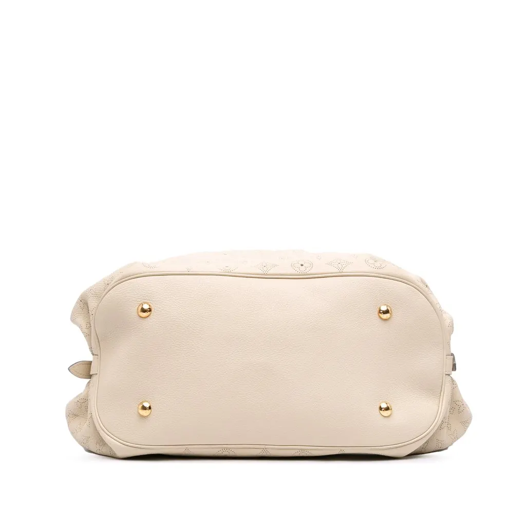 Louis Vuitton Monogram Mahina XL White Leather Very good - Inside View