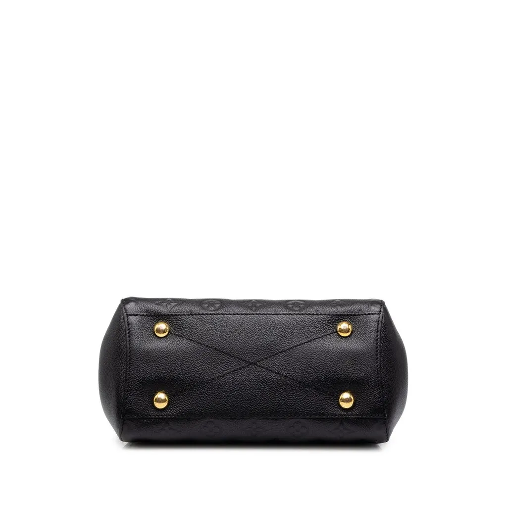Louis Vuitton Monogram Empreinte Montaigne BB Black Leather Good - Inside View