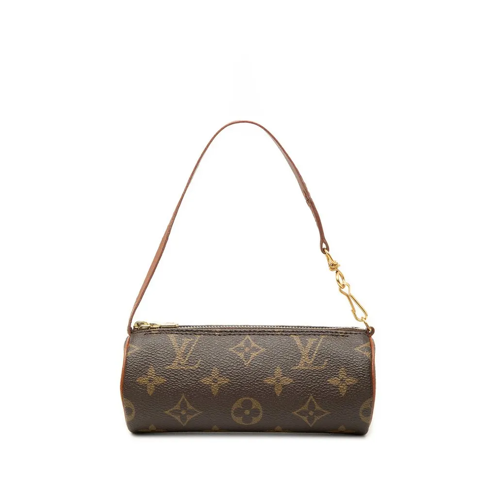 Louis Vuitton Monogram Papillon Pochette Brown Canvas Very good - Front View