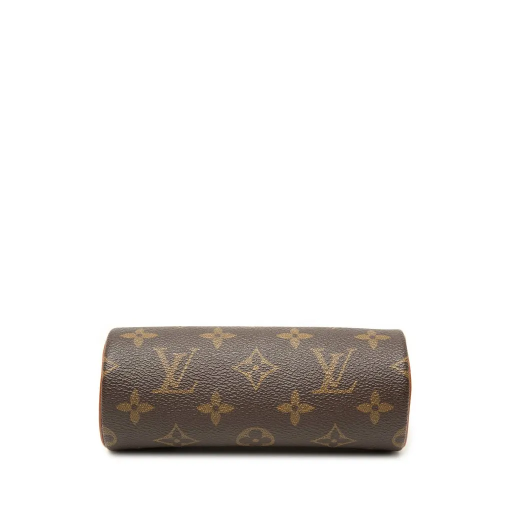 Louis Vuitton Monogram Papillon Pochette Brown Canvas Very good - Inside View
