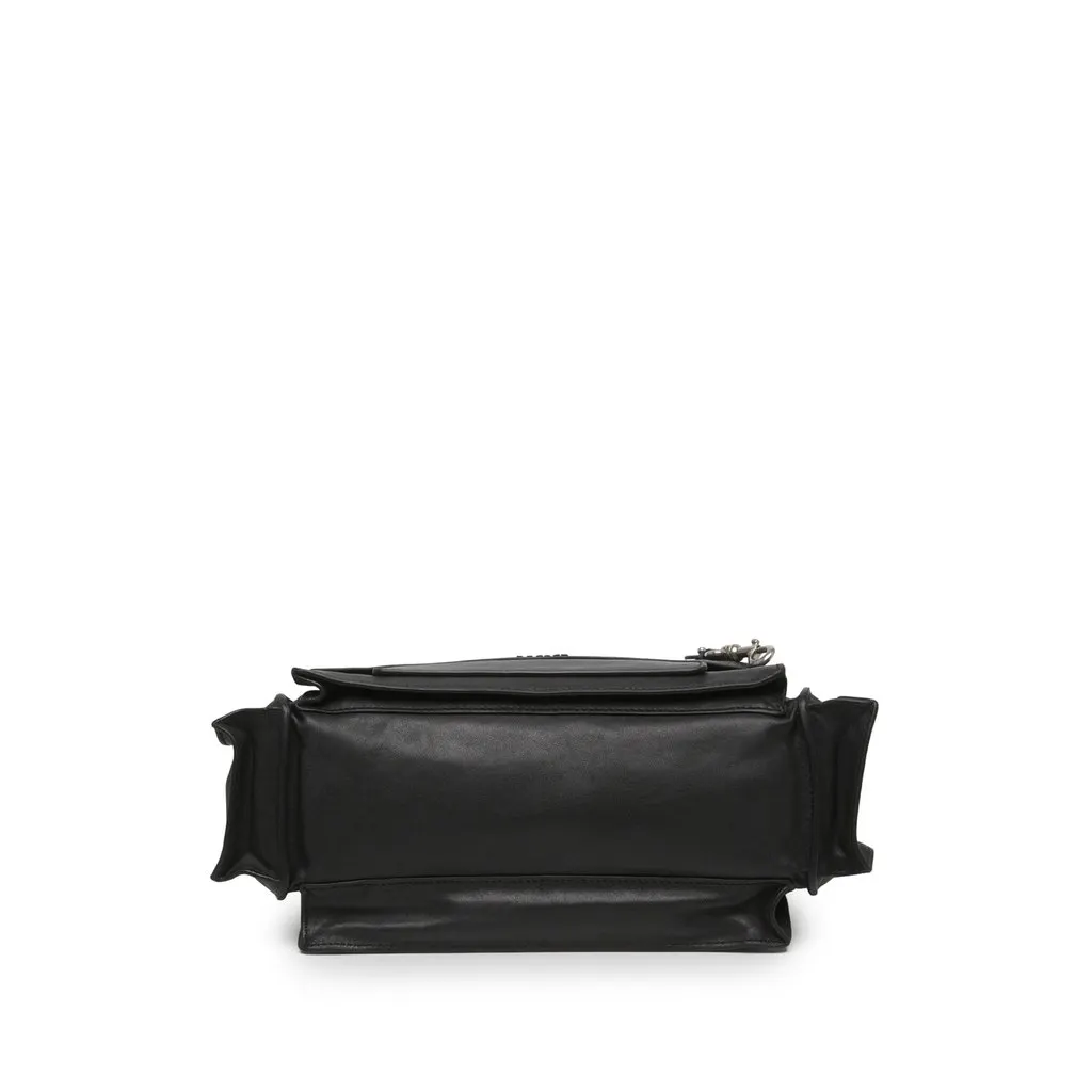 Miu Miu Lambskin Utilitaire Shopping Bag Black Leather Very good - Inside View