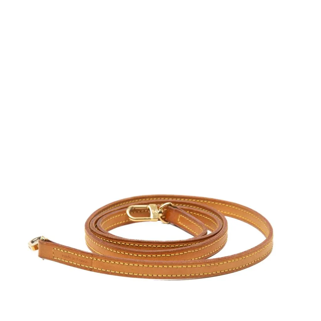Louis Vuitton Vachetta Leather Strap Beige Leather Good - Back View