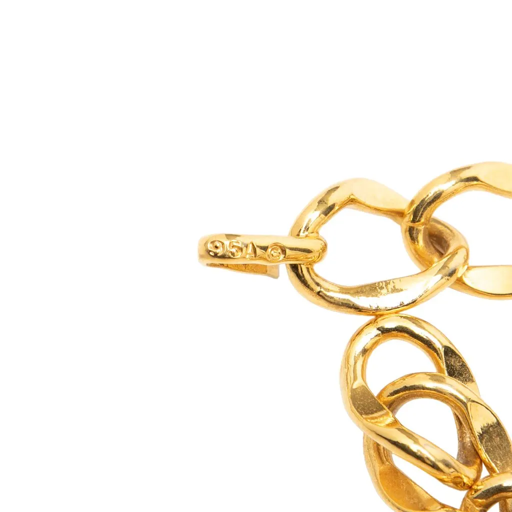 Chanel CC Gold Plated 31 Rue Cambon Medallion Chain Belt Gold Metal Very good - Inside View