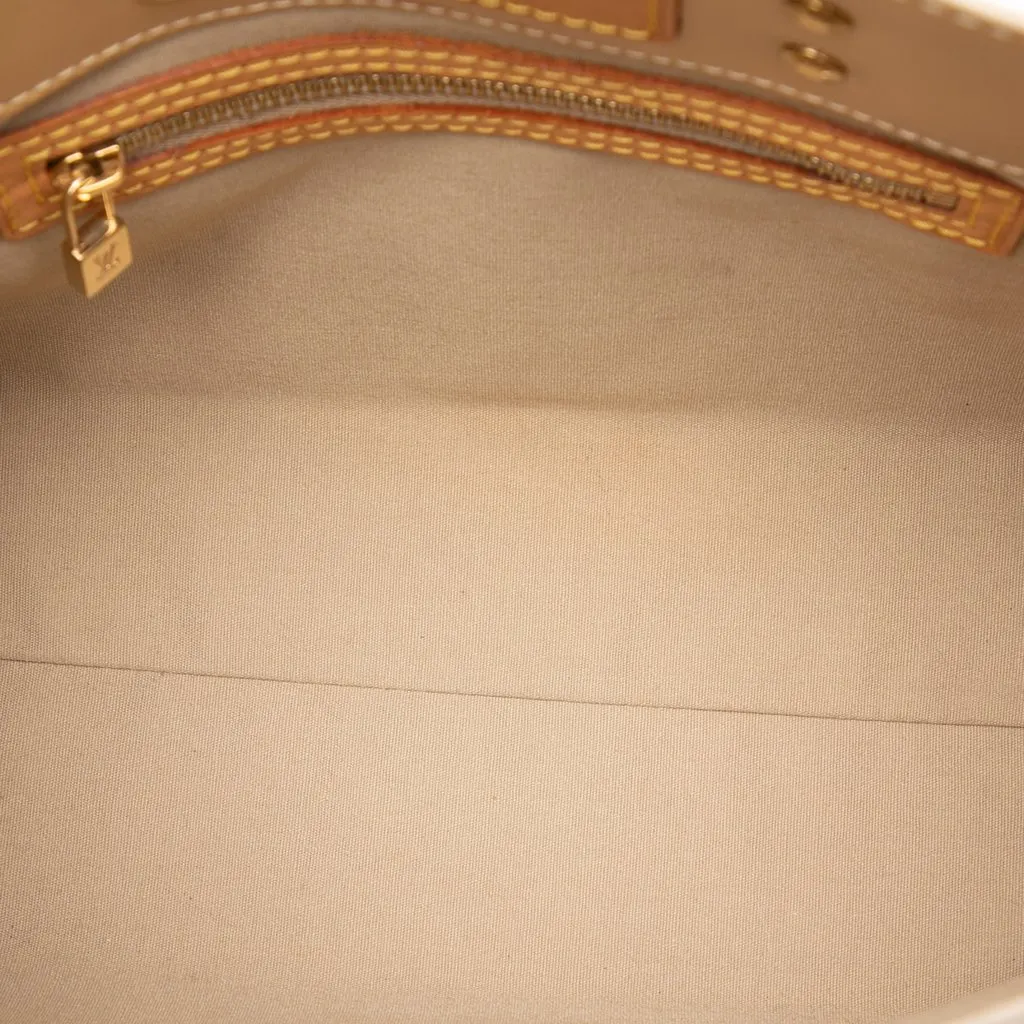 Louis Vuitton Monogram Vernis Reade PM Beige Leather Very good - Model View