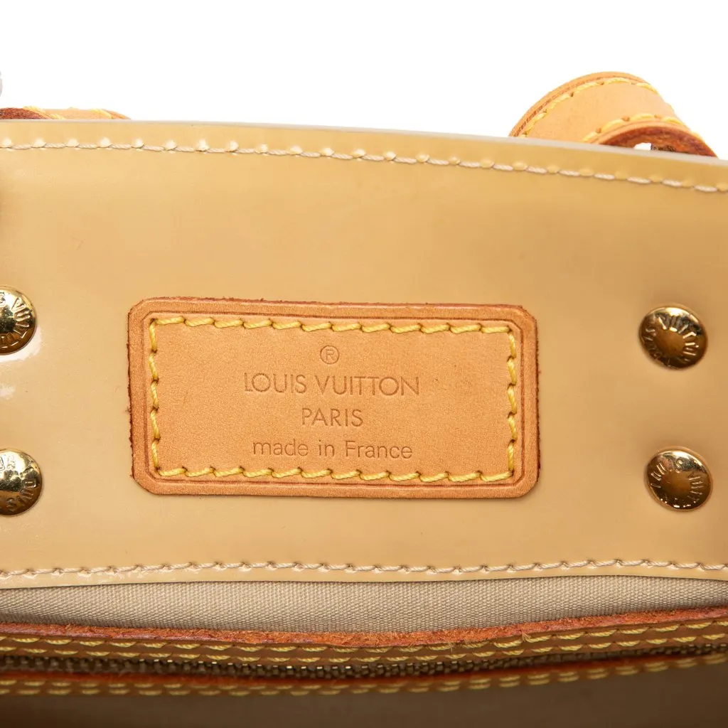 Louis Vuitton Monogram Vernis Reade PM Beige Leather Very good - Box View
