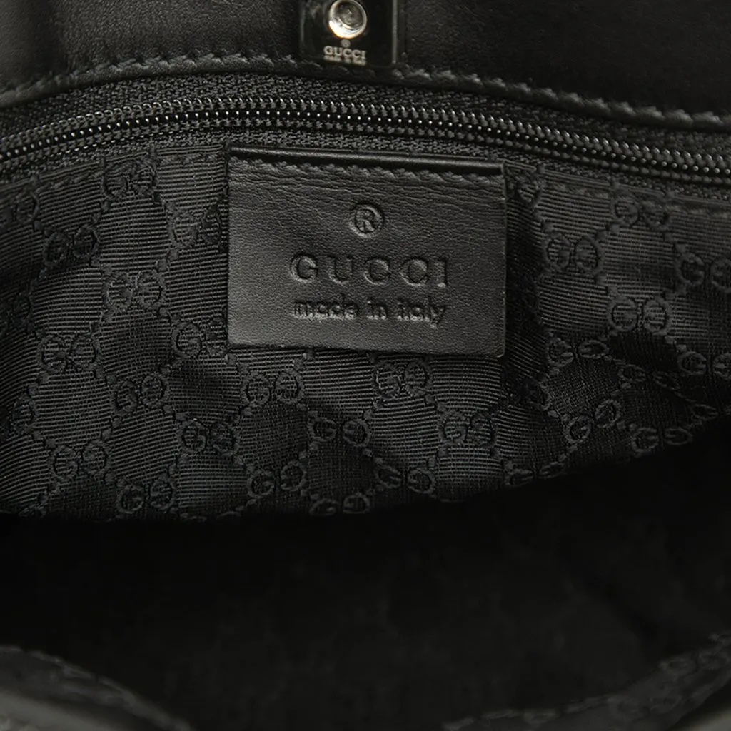Gucci Denim Web Handbag Black Denim Very good - Box View