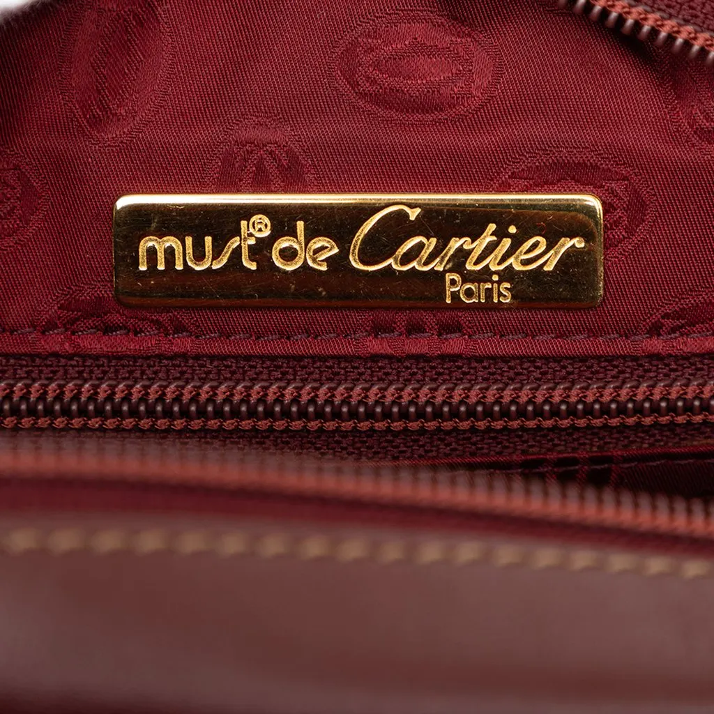Cartier Leather Must De Cartier Crossbody Red Leather Very good - Box View