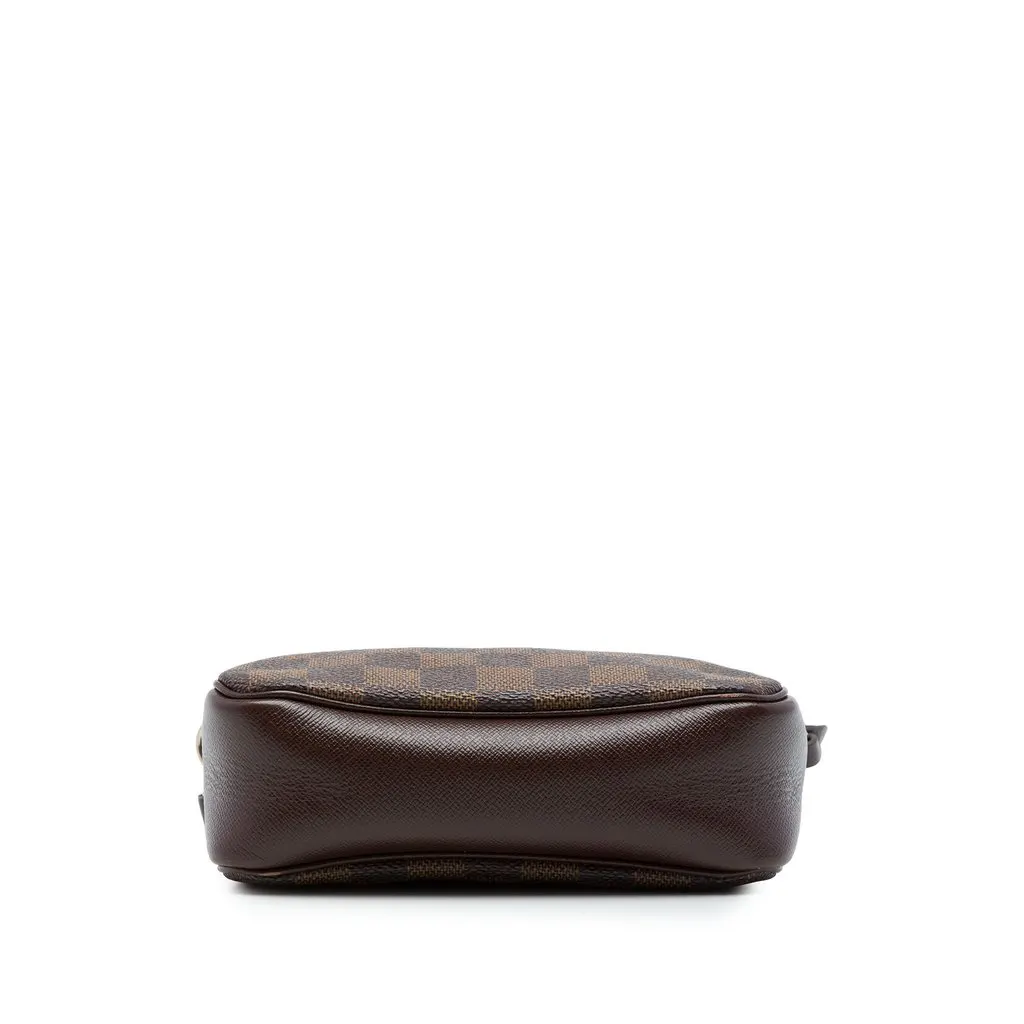 Louis Vuitton Damier Ebene Trousse Pochette Brown Canvas Very good - Inside View