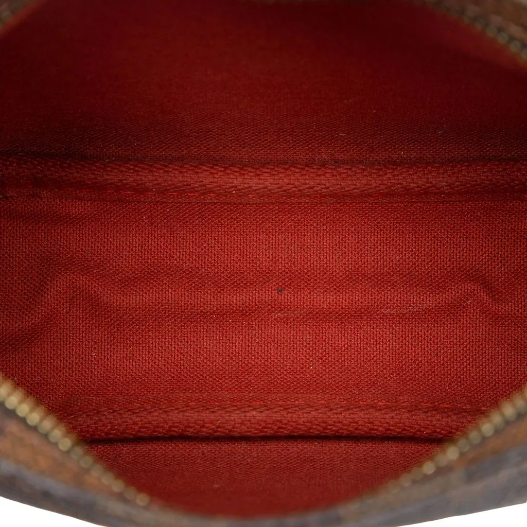 Louis Vuitton Damier Ebene Trousse Pochette Brown Canvas Very good - Model View