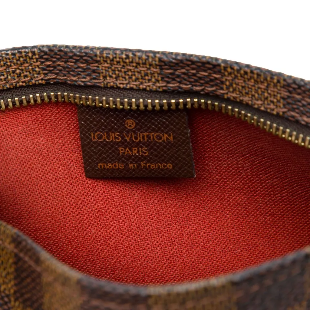 Louis Vuitton Damier Ebene Trousse Pochette Brown Canvas Very good - Box View
