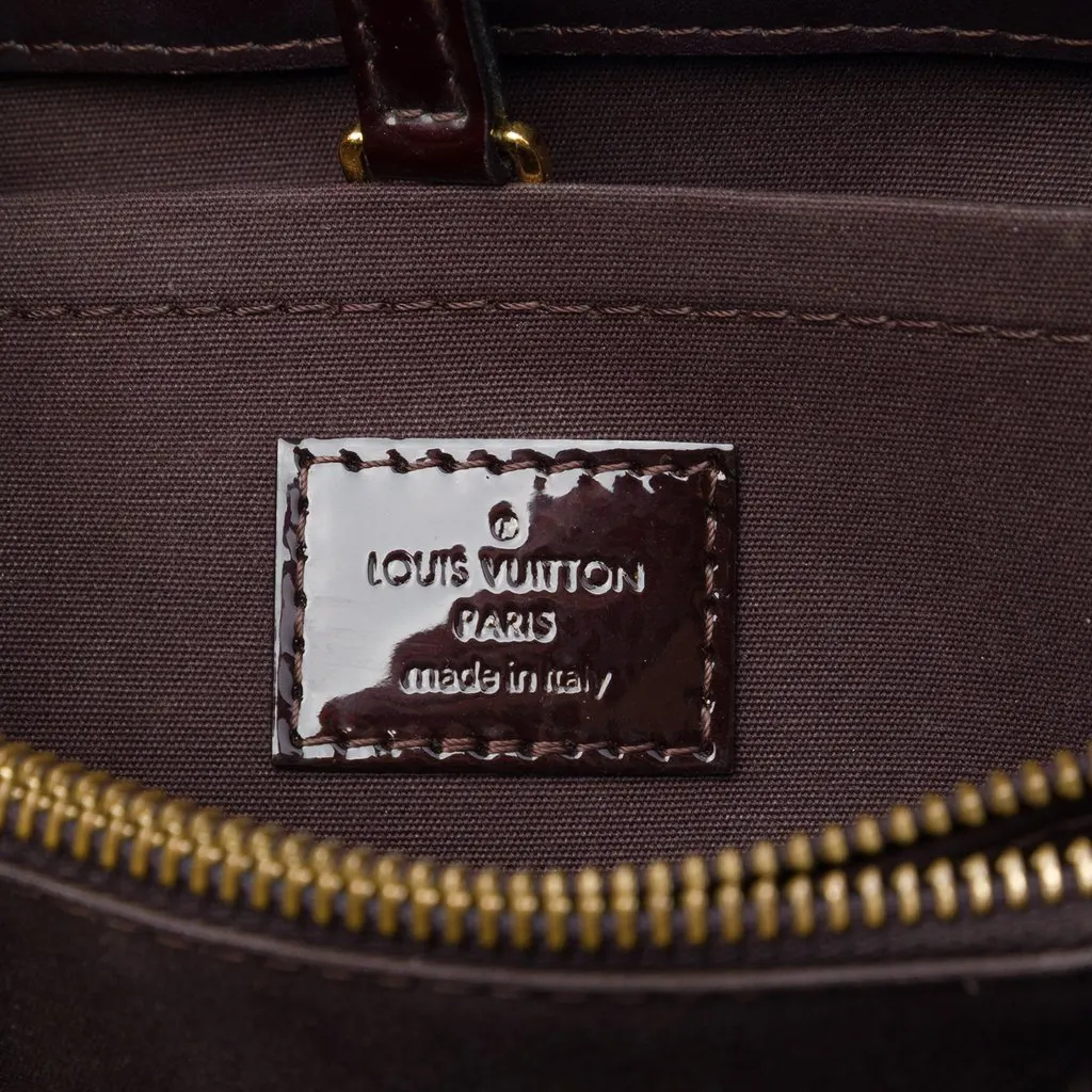 Louis Vuitton Monogram Vernis Montaigne BB Purple Leather Very good - Box View