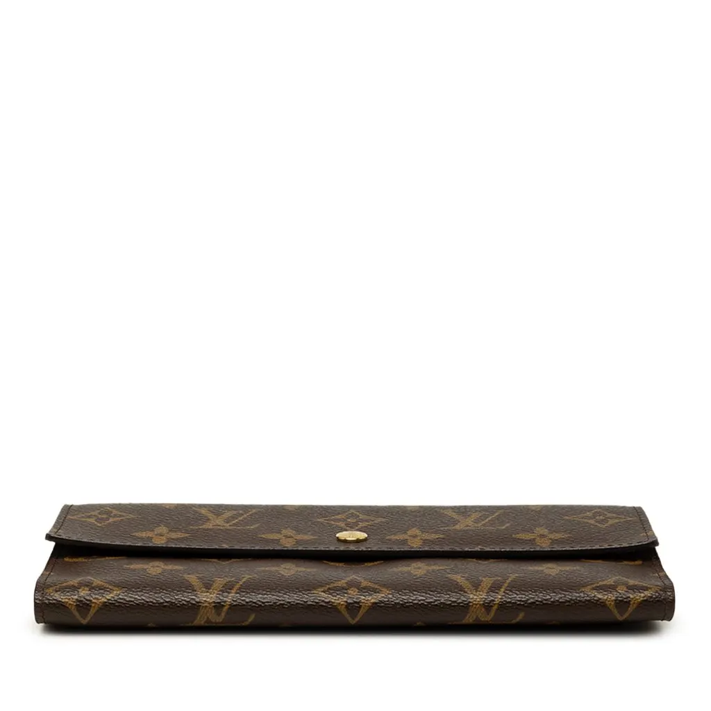 Louis Vuitton Monogram Porte Tresor International Brown Very good - Inside View