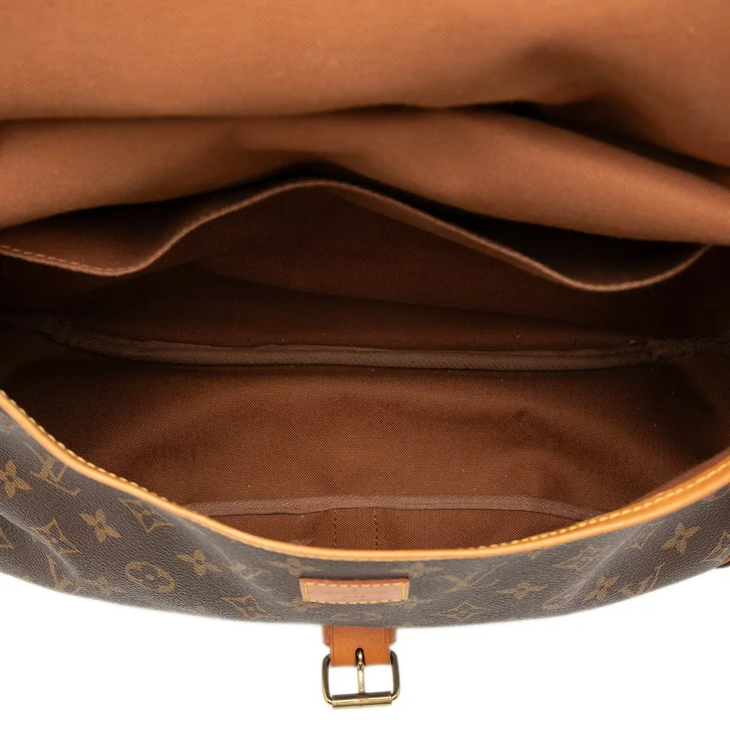 Louis Vuitton Monogram Saumur 35 Brown Very good - Model View
