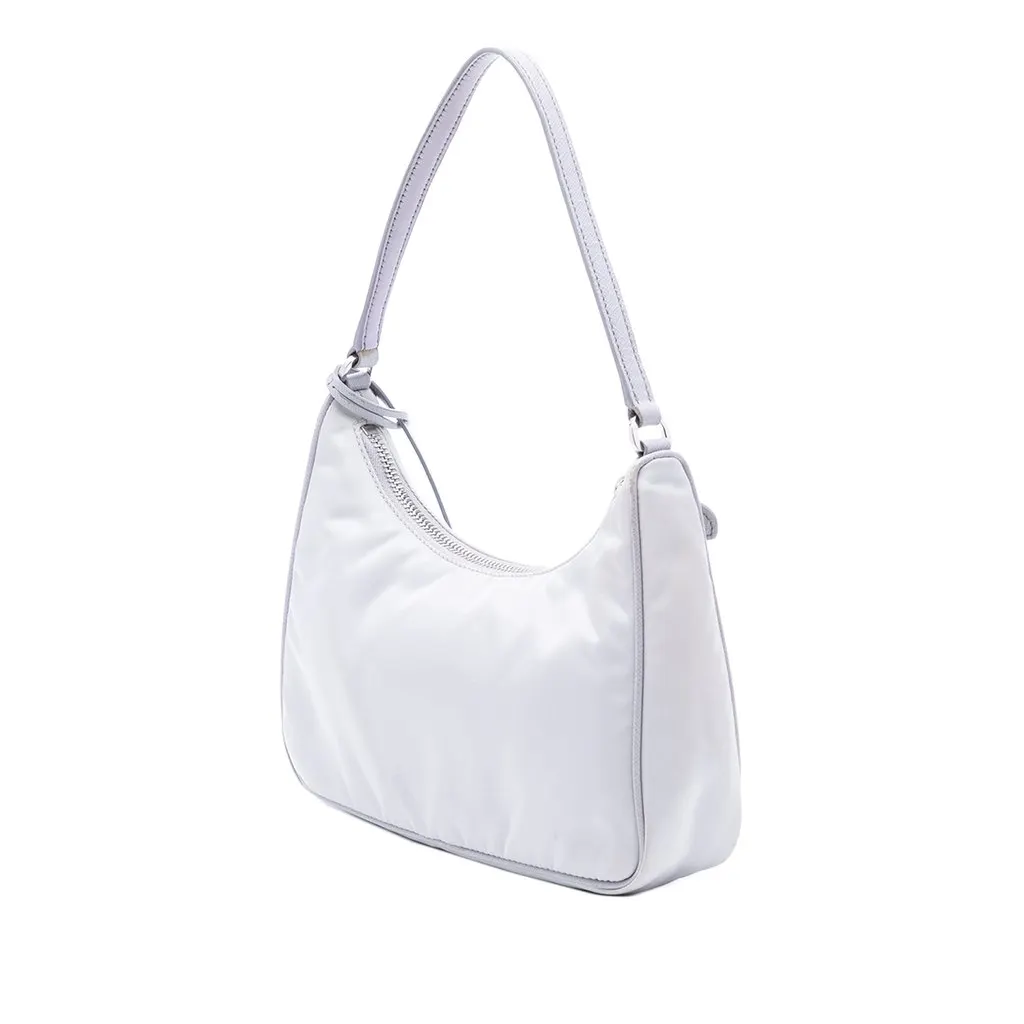 Prada Re Nylon Re Edition 2005 Shoulder Bag Purple Polyamide Good - Back View