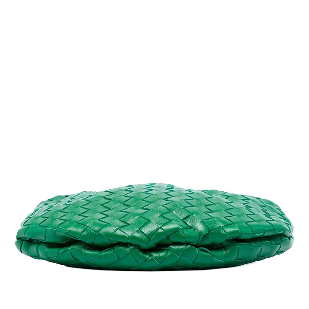 Bottega Veneta Mini Nappa Intrecciato Bulb Crossbody Green Leather Good - Inside View